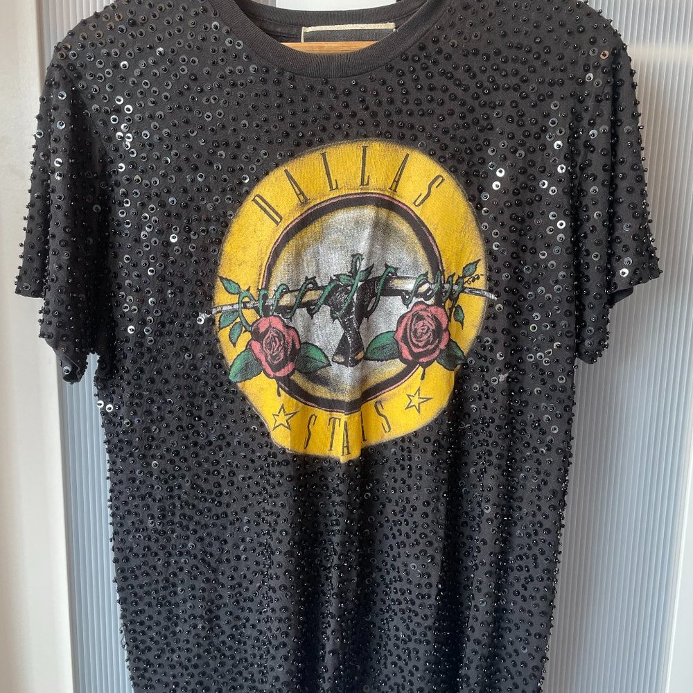 One of a kind sequined tee!